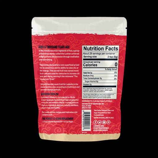 GOLDEN MONKFRUIT 1:1 SUGAR SUBSTITUTE 235G