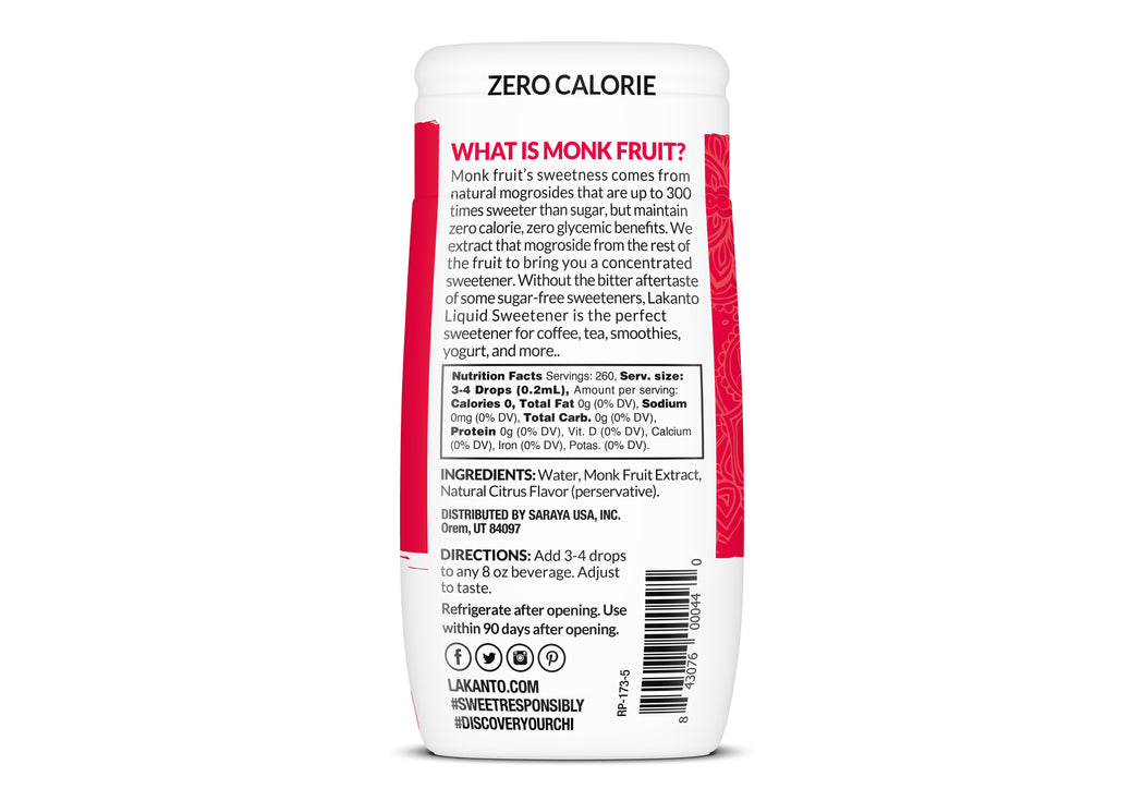 Liquid Monkfruit Extract Drops
